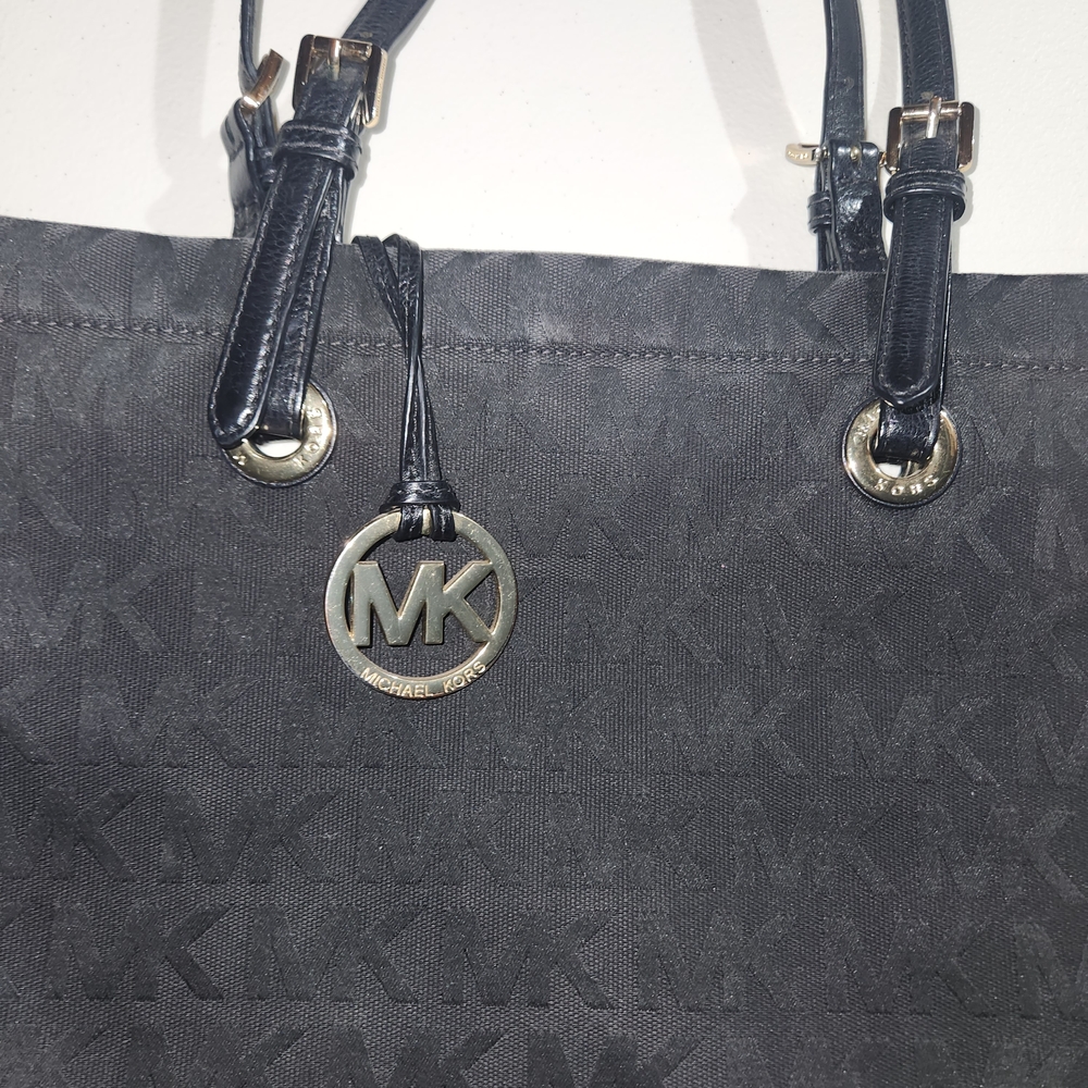 Michael Kors Black Tote Bag OS - Picture 3 of 7